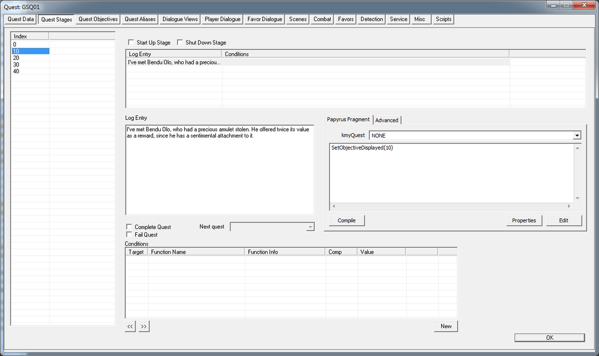 Bethesda Tutorial Quest Objectives - the CreationKit Wiki